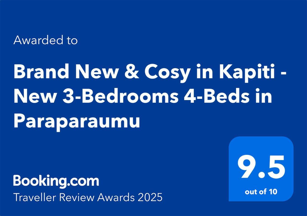 Brand New & Cosy In Kapiti - New 3-Bedrooms 4-Beds In Paraparaumu Exteriör bild